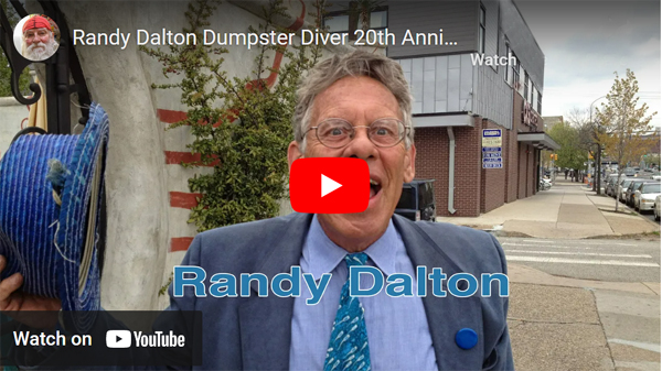 Randy Dalton’s Dumpster Diver 20th Anniversary Speech (April, 2012)