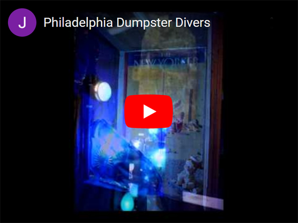 interview and slide show about the Dumpster Divers, featuring co-founder Neil Benson