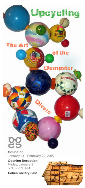 invitation for Upcycling, The Art of the Dumpster Divers