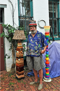 Neil Benson at his home on Mole St